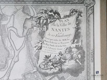null Plan de la ville de Nantes et de ses faubourgs d'après François Cacaut, plan...