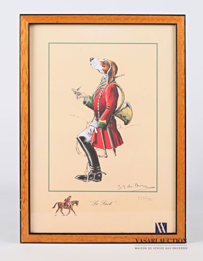 null DU BOISPÉAN Jean-Yves (born 1955) 

The Snob 

Color lithograph on paper

Signed...