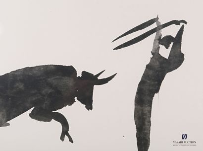 null PICASSO Pablo (1881 - 1973), d'après 

Le torero

Impression sur papier

Tampon...