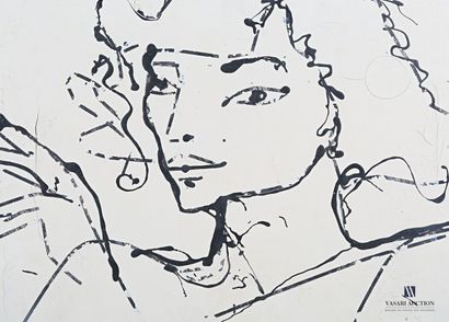 null BATINA (XXème siècle)

Portrait de femme

Gouache sur toile laquée

Signée et...