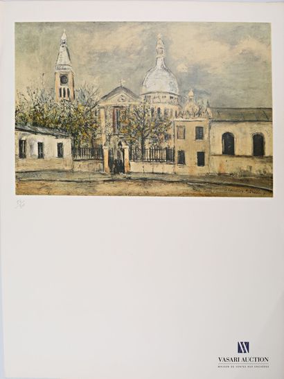 null UTRILLO Maurice (1883-1955), after

Saint Peter's Church (1914) 

Lithographic...