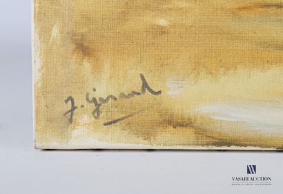null J. GERAUD (XXème siècle)

Paysage abstrait

Huile sur toile

Signée en bas à...