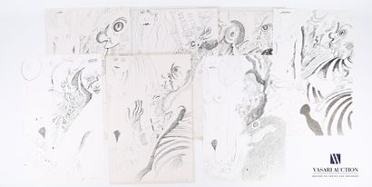 null MOREAU Jacques (XXème siècle)

Hallucinations

Suite de sept dessins à l'encre...