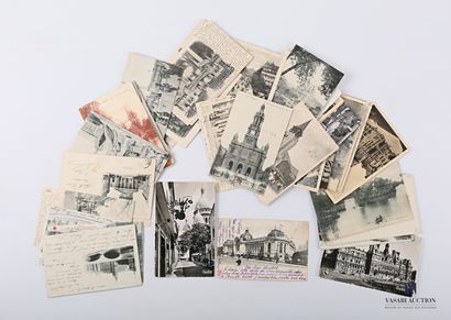 null [PARIS]

Lot d'environ quarante cartes postales écrites et oblitérées 

(vendu...