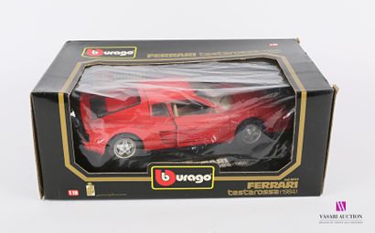 null BURAGO

Ferrari Testarossa (1984) - Echelle 1/18 - Réf 3004

Dans sa boite d'origine

(manques...