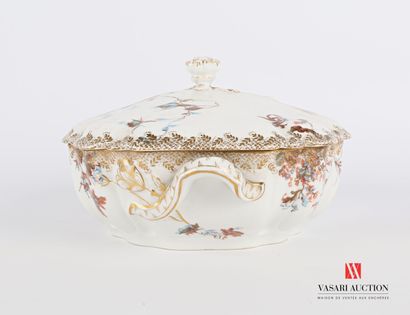 null H & C - P.SOULIE Bordeaux

Soup tureen in white porcelain and gilded heightening...