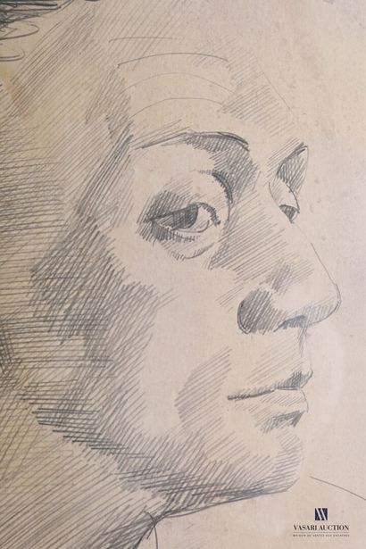 null ANONYME

Portrait d'homme

Crayon sur papier

Signé et daté 79 en bas à droite

Dim....