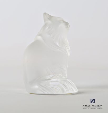 null LALIQUE FRANCE

Subject in sandblasted crystal representing a cat 

Signed on...