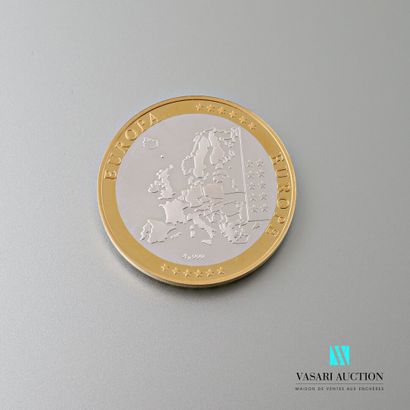 null FRENCH COIN SOCIETY

Silver coin 999 thousandths and vermeil appearing on the...