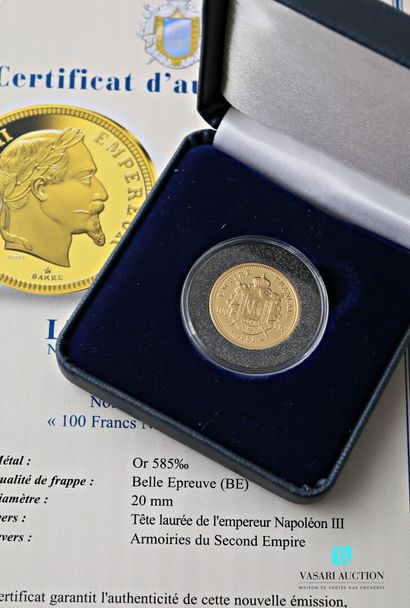 null FRENCH COIN COMPANY

Gold coin 585 thousandths showing on the obverse the laureate...
