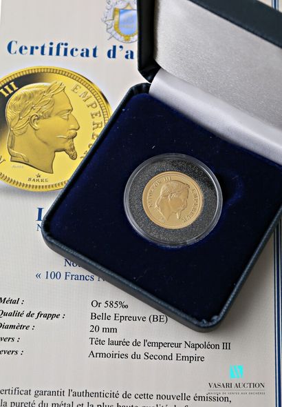 null FRENCH COIN COMPANY

Gold coin 585 thousandths showing on the obverse the laureate...