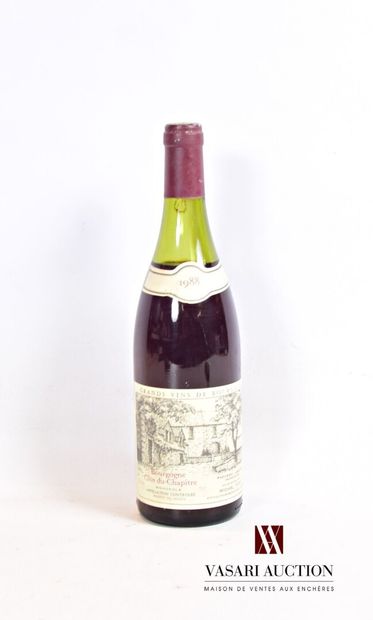 null 1 bouteille	BOURGOGNE Clos du Chapitre mise Fr. Lescure Prop.		1988

	Et. excellente....