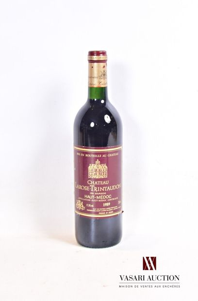 null 1 bouteille	Château LAROSE TRINTAUDON	Haut Médoc CB	1989

	Et. excellente (quelques...