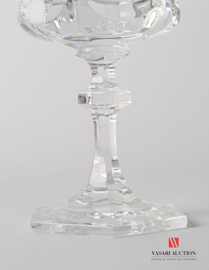 null VILLEROY & BOCH 

Set of crystal glasses, the goblet decorated with darts, the...