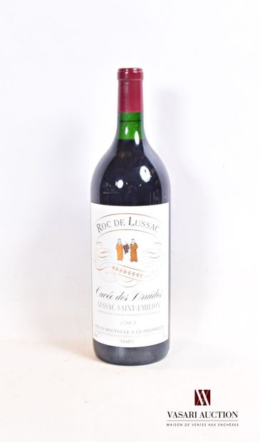 null 1 magnum ROC DE LUSSAC "Cuvée des Druides" Lussac St Emilion coop 1989

	And....