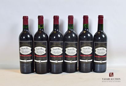 null 6 bouteilles	Château PEYRELONGUE	St Emilion GC	2003 ?

	Et. à peine tachées....