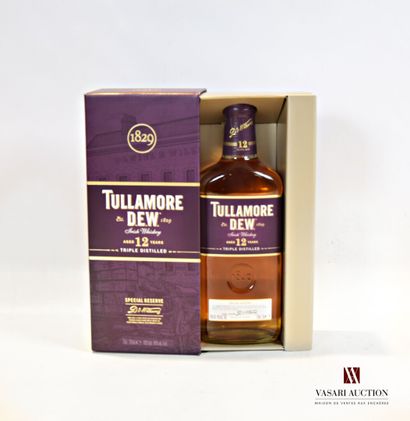 null 1 bouteille	Irish Whisky Spécial Reserve TULLAMORE D.E.W 12 ans d'âge		

	Triple...