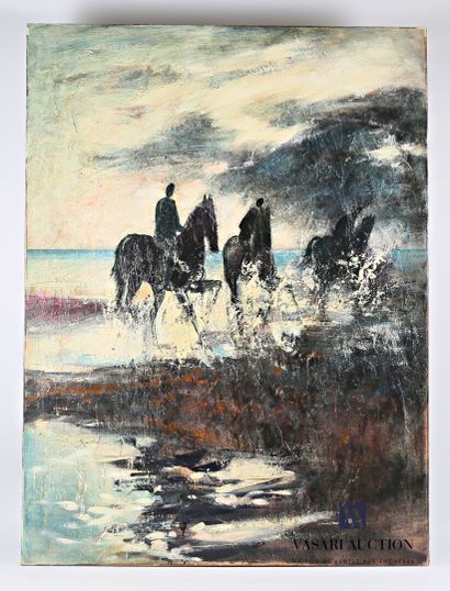 null FOURNIER Alain (1931-1983)

Riders on the beach

Oil on canvas

Signed lower...