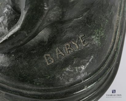 null BARYE Antoine-Louis (1775-1875), d'après

Lion au serpent dit Lion des Tuileries

Bronze...