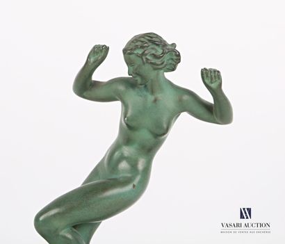 null Raymonde GUERBE (1894-1995)

Woman on the wave

Regula with green patina

Signed...