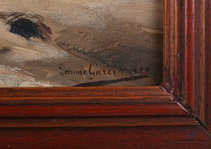 null GARCIN Jeanne (XIXème siècle)

Le tir de canon

Huile sur toile

Signée en bas...