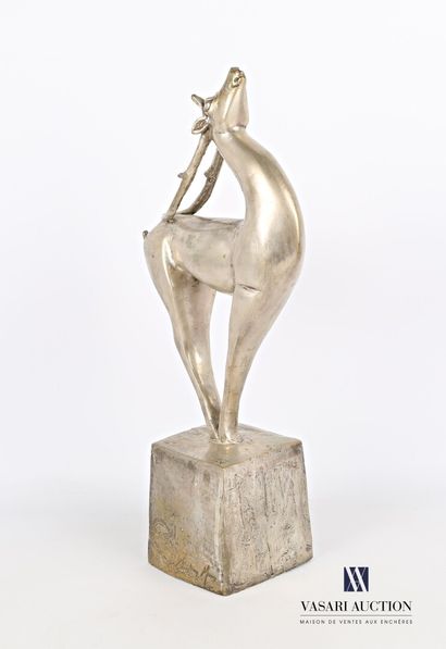 null MAAS Christian (born 1951)

The stag

Bronze with silver patina 

Signed on...