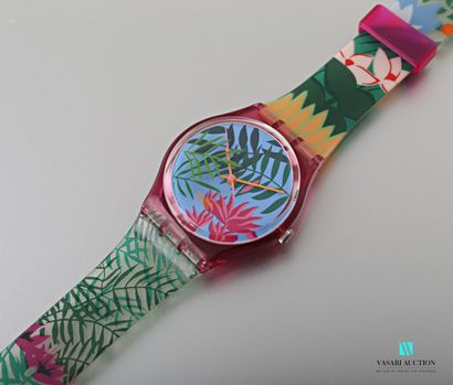 null SWATCH - FLORAL STORY - 1994

Plastic case and bracelet.

Movement with quartz.

Reference...