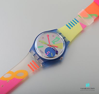 null SWATCH - CRAZY EIGHT - 1993

Plastic case and bracelet.

Quartz movement.

Reference...