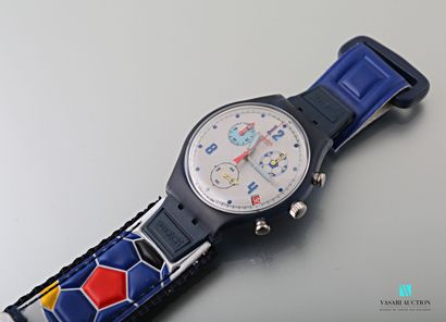 null SWATCH - GOOOAL -1998

Montre chronographe, le boitier et bracelet en plastique

Mouvement...
