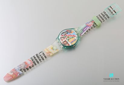 null SWATCH - THE CAT IN THE HAT - 1993

Plastic case and bracelet.

Quartz movement.

Reference...