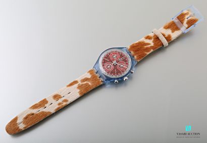 null SWATCH CHRONO FURY COW - 1994

Chronograph watch, the case in plastic and the...