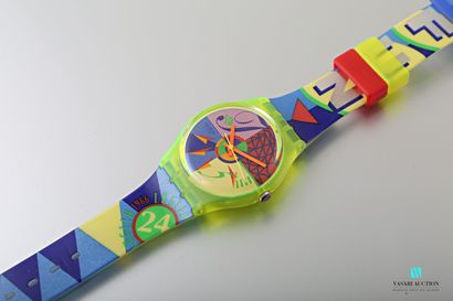 null SWATCH - FIFTH SHIFT - 1994

Plastic case and bracelet.

Quartz movement.

Reference...