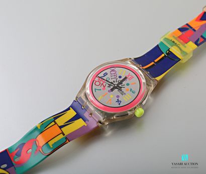 null SWATCH - MUSIC HALL OFF

Plastic case and bracelet

Quartz movement

Reference...