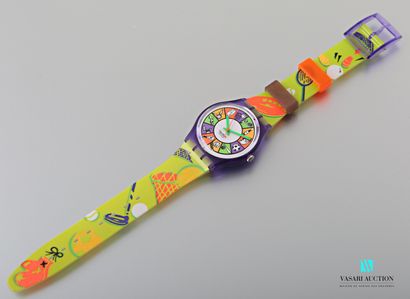null SWATCH - CHEERLEADER - 1994

Plastic case and bracelet.

Quartz movement.

Reference...