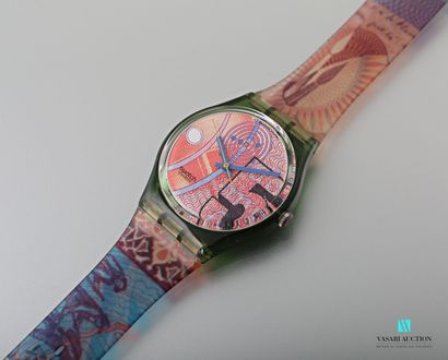 null SWATCH - FRANCO - 1991

Plastic case and bracelet.

Movement with quartz.

Reference...