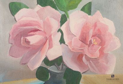 null LEROY G. (XXème siècle)

Bouquet de rose sur un entablement - Paysage valloné

Deux...