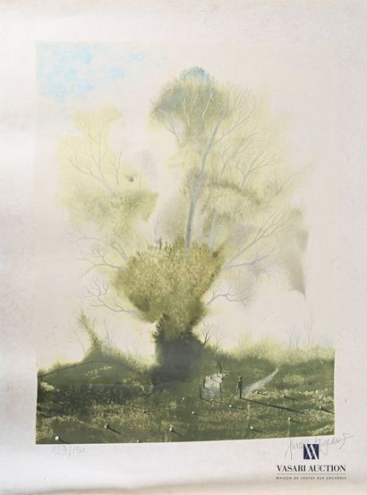 null DEGANS Xavier (né en 1949)

L'homme face à l'arbre

Lithographie sur papier

Signée...
