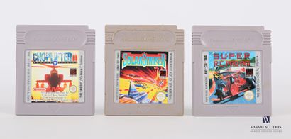 null NINTENDO

Lot de trois Jeux video de Game Boy comprenant SOLAR STRIKER, CHOPLIFTER...