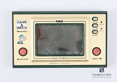 null NINTENDO

Popeye, Game & watch, Wide screen

Haut. : 6,5 cm - Larg. : 11 cm...