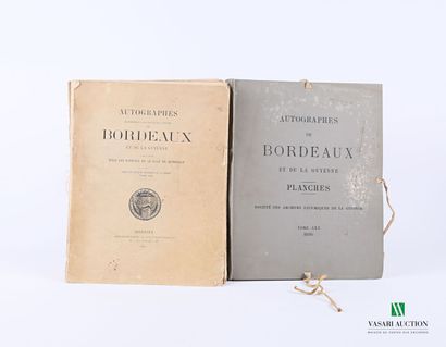 null [REGIONALISM - BORDEAUX]

Société des archives historiques de la Gironde - Autographes...