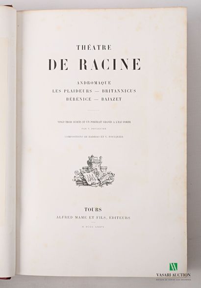 null RACINE - Théâtre de Racine Andromaque-Les plaideurs-Britannicus-Bérénice - Bajazet...