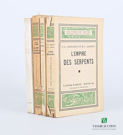 null [WILDLIFE] 

Lot including four books:

- VIALAR Paul - Le roman des oiseaux...