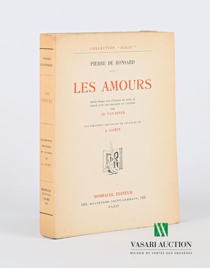 RONSARD Pierre - Les Amours Texte établi...