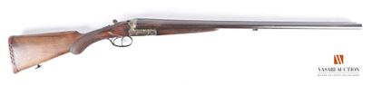 null Shotgun hammerless stéphanois gauge 12-70, juxtaposed barrels Sparrowhawk-Fanget...