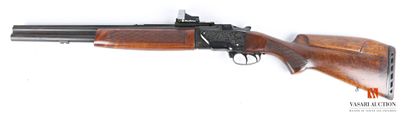 null Fusil de chasse mixte BRNO, modèle ZH309 calibre 12/70 & 8x57 JRS, canons superposés...