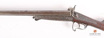 null Fusil de chasse à broche LEFAUCHEUX inventeur à Paris calibre 16, canons Damas...