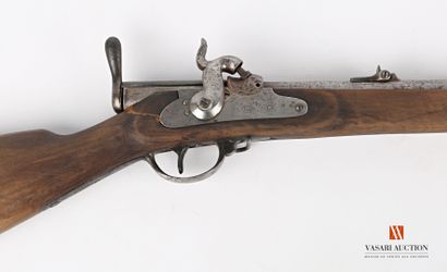 null Bavarian regulation rifle with percussion and loading by the breech Podewils...