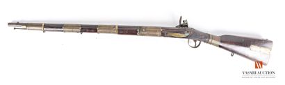 null Trading rifle, 80 cm barrel, flint lock, wear, general oxidation, LT 121 cm

Africa,...