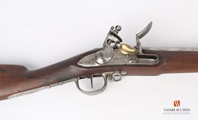 null Regulation rifle model 1822, flintlock of 150 mm, signed DPF & P St Etienne,...