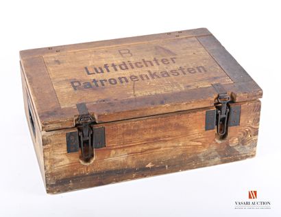 null Caisse à munition allemande « Luftdichter Patronenkasten », 49 x 35 x 18 cm,...
